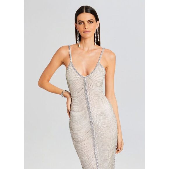 NWT RETROFETE IRINA MAXI DRESS SIZE XS $2598 - Picture 2 of 13